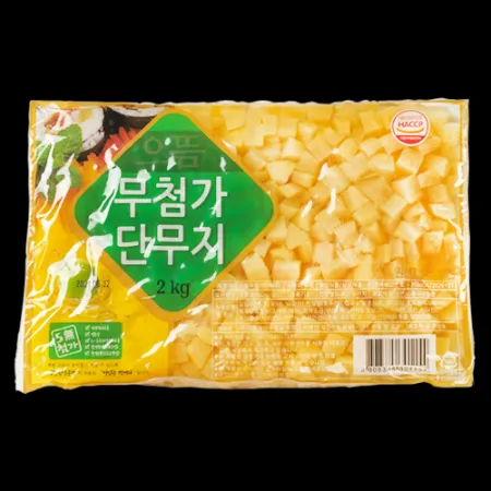 으뜸 무첨가깍뚝 2kg(5무첨가, 진공) 5팩(1박스) 으뜸 농산 으뜸엘엔에스 으뜸에프에스 이미지