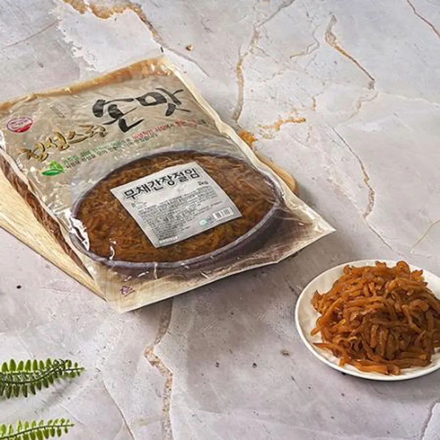 으뜸 무채간장절임 2kg(진공) 5팩(1박스) 으뜸 농산 으뜸엘엔에스 으뜸에프에스 이미지