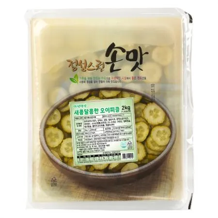 으뜸 오이피클 2kg(생오이피클) 4팩(1박스) 으뜸 농산 으뜸엘엔에스 으뜸에프에스 이미지