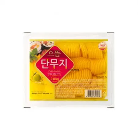 으뜸 반달단무지 2.8kg 4팩(1박스) 으뜸 농산 으뜸엘엔에스 으뜸에프에스 이미지