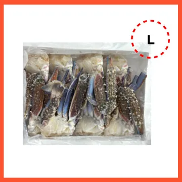 냉동 절단꽃게 L 500g 17팩 바레인