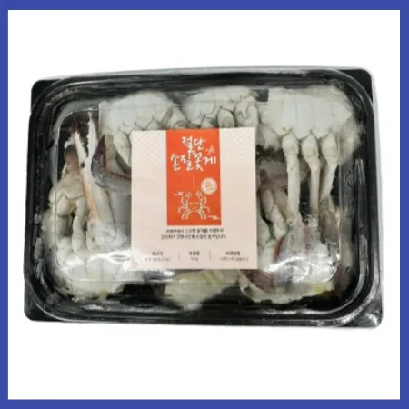 [무료배송] 냉동 절단꽃게 500g 15팩단위 국내산 서해안꽃게 양념게장 간장게장 꽃게찜