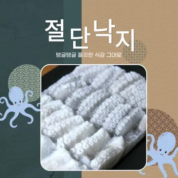 냉동 절단낙지 L 500G 12개 태국산