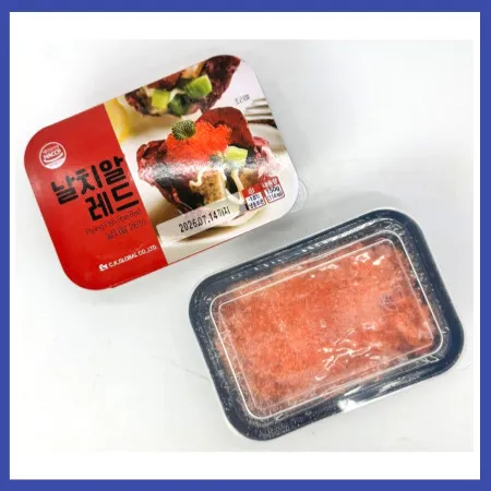 냉동 날치알 레드 150g 태국,페루,인도네시아 씨케이 동림 코아 바다마을 알밥