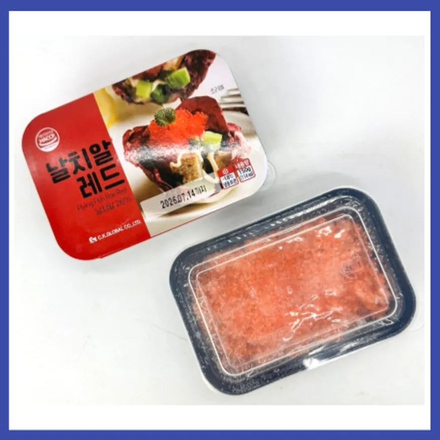 냉동 날치알 레드 150g 태국,페루,인도네시아 씨케이 동림 코아 바다마을 알밥 이미지