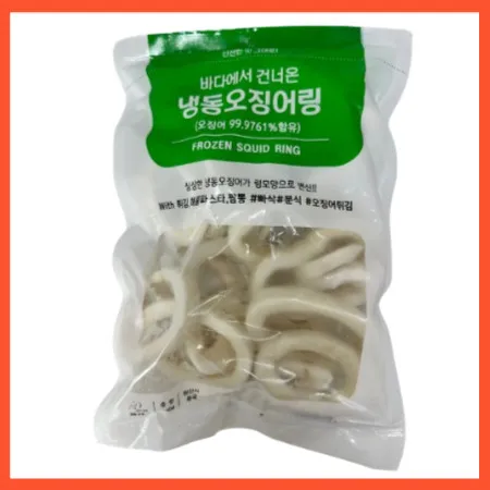 [무료배송] 냉동 오징어링 400g 중국산 오징어튀김 해물파스타 튀김