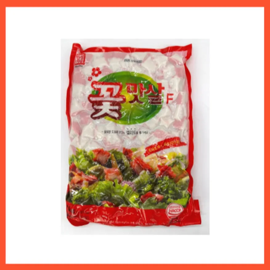 냉동 한성 꽃맛살 F 2kg*6개 게맛살 초밥용 샐러드 이미지