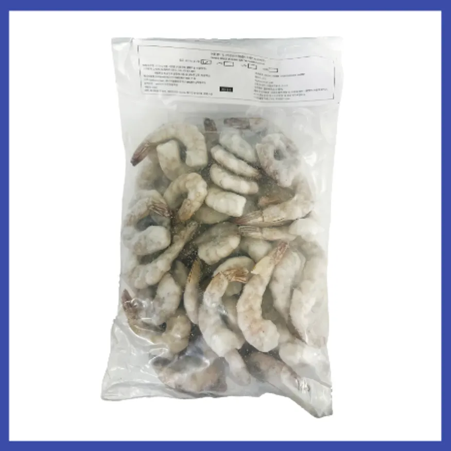 칵테일새우 21/25 900g 17팩 중국산 인도산 탈각 PDTO 피디티오 칵테일새우 감바스 파스타 짬뽕 피자 낙곱새 이미지