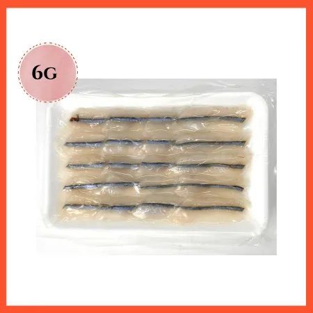 초밥용 학꽁치 120g(6g*20미) 40팩 중국