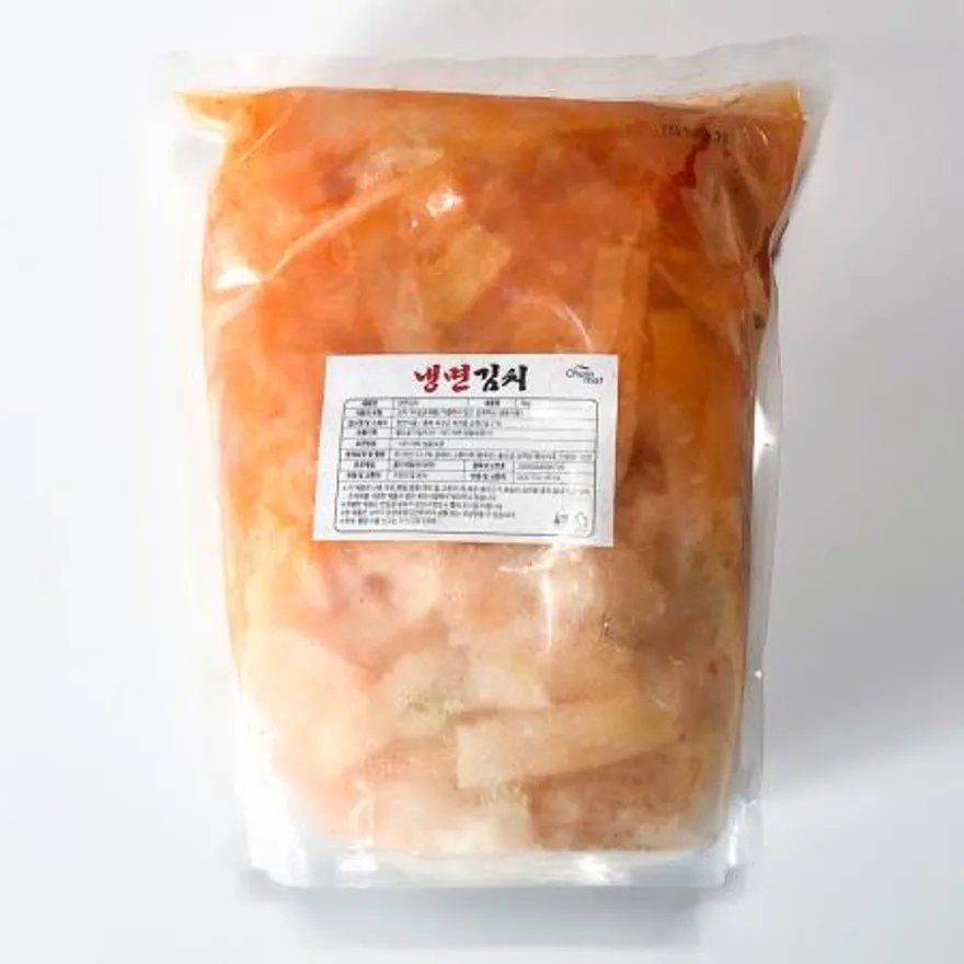 냉면 무김치 3kg * 4봉 (고춧가루양념) 이미지