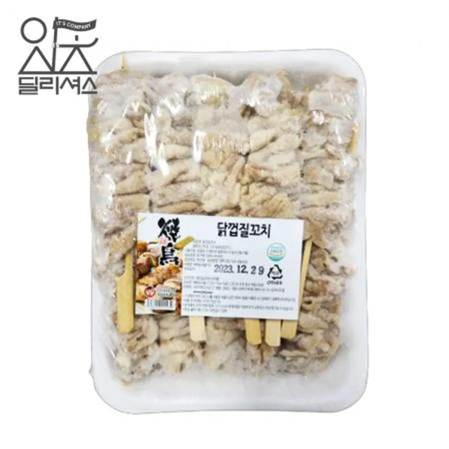 닭껍질 꼬치 구이 (660g) 이미지