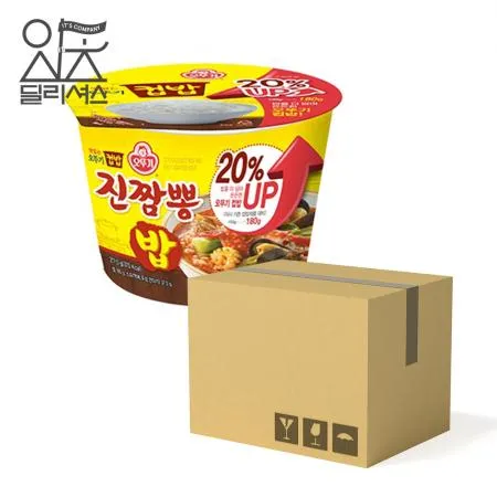 오뚜기 컵밥 진짬뽕밥 1box (217.5g×12개)