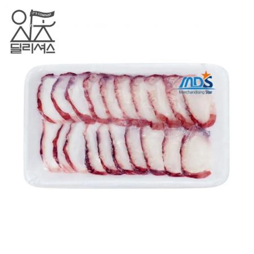 초밥용 자숙 문어 120g (6g x 20미) 냉동 초문어 슬라이스 이미지