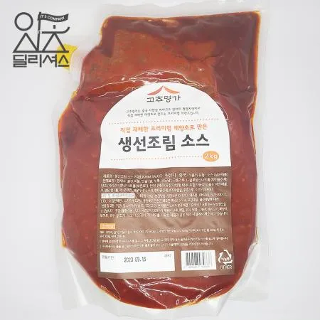 고추명가 생선조림 소스 2kg