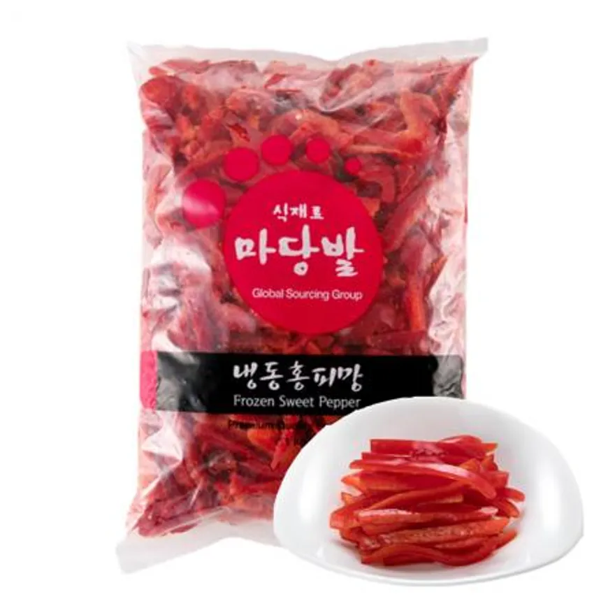 냉동홍피망 슬라이스 ( 1kgX10입) 이미지