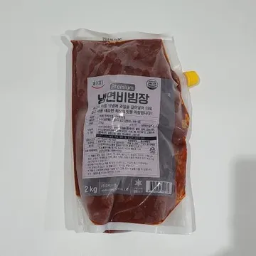 하피 냉면비빔장 2kg 6봉 1박스