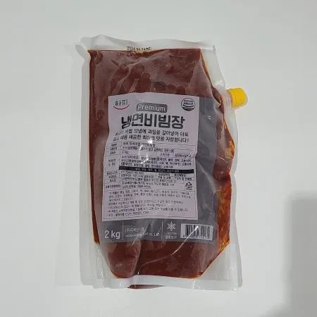 하피 냉면비빔장 2kg 6봉 1박스
