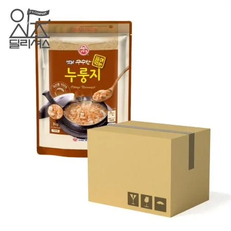 오뚜기 옛날 구수한 끓여먹는 누룽지 1box (3kg×4개)