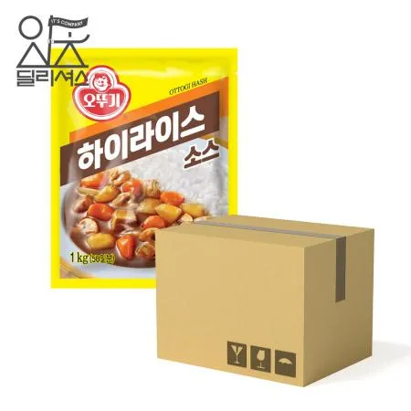 오뚜기 하이라이스 소스 1box (1kg×10개)