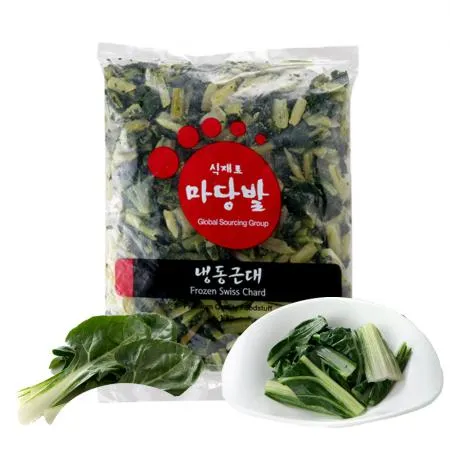 냉동근대 1박스 1kgX10입 냉동야채 채소 식자재 식당