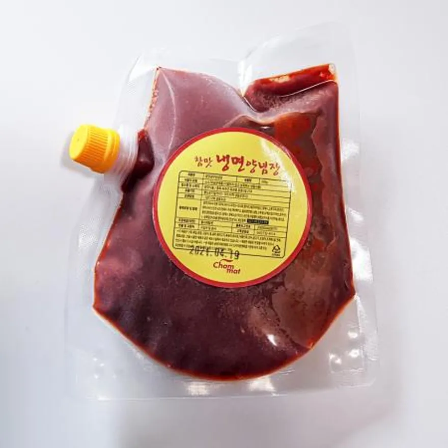 참맛 냉면 양념장 500g*10봉 (1box) 비빔 양념장 이미지