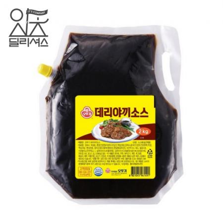 오뚜기 오쉐프 데리야끼소스 1box (2kg×6개)