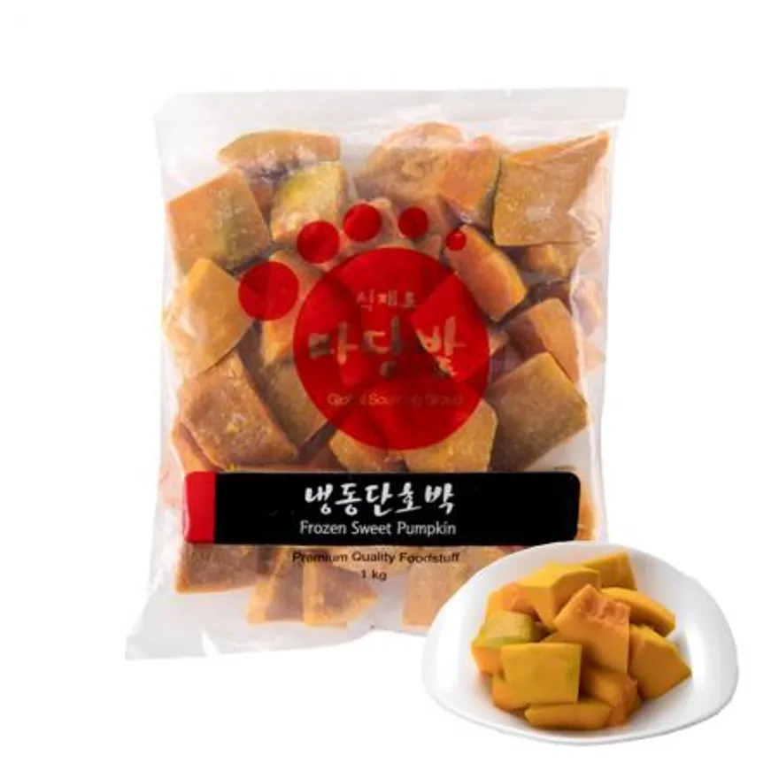 냉동단호박 탈피 1박스 1kgX10입 채소 식자재 식당 이미지