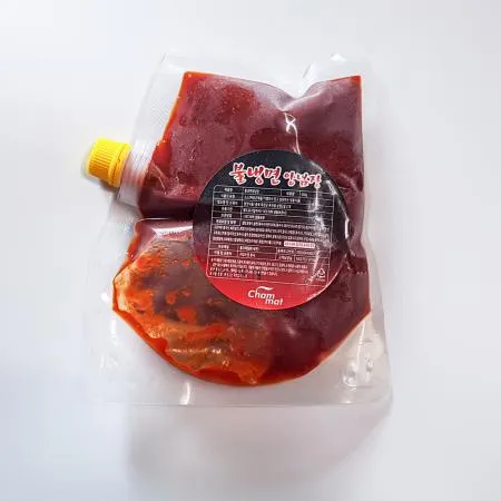 불냉면 양념장 500g*10봉 (1box) 매운맛 비빔 양념장