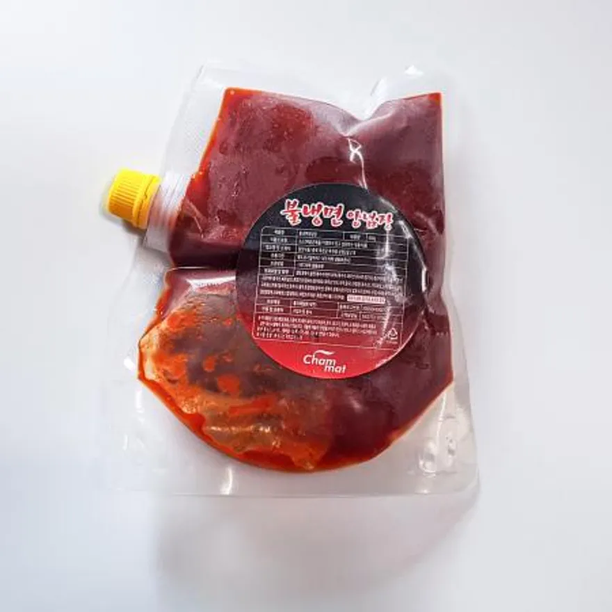 불냉면 양념장 500g*10봉 (1box) 매운맛 비빔 양념장 이미지