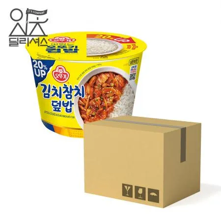 오뚜기 컵밥 김치참치 덮밥 1box (310g×12개)