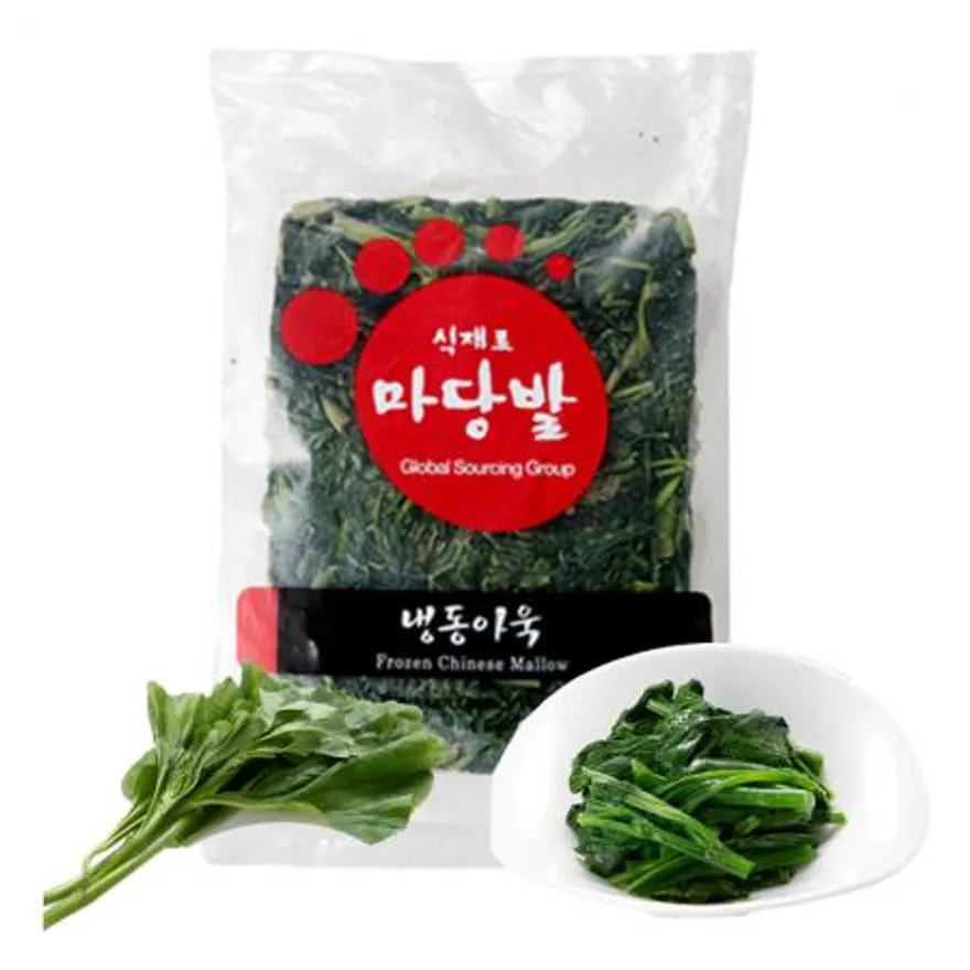 냉동 아욱 1박스 1kgX10입 냉동야채 채소 식자재 식당 이미지