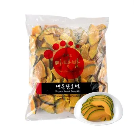 냉동단호박 유피 1박스 1kgX10입 채소 식자재 식당