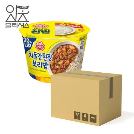 오뚜기 컵밥 차돌 강된장 보리밥 1box (310g×12개)