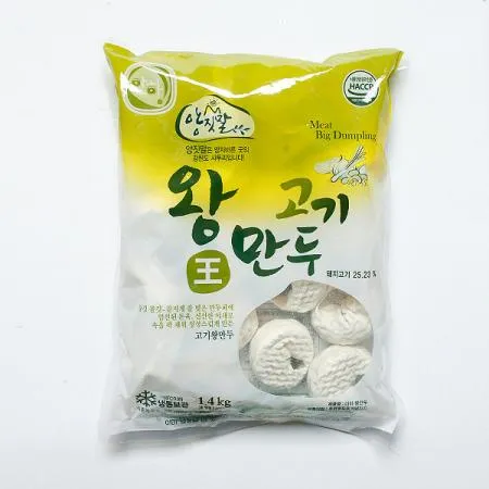 고기왕만두 1.4kg X 6개입 고기만두 식자재 식당 업소용