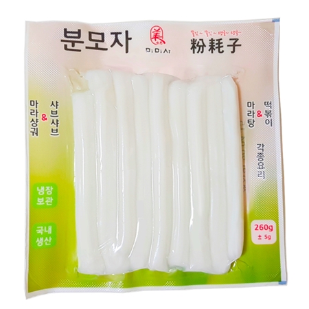일자형 국내생산 분모자 떡 당면 260g (떡볶이 찜요리 마라탕) 이미지