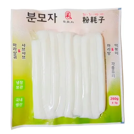 일자형 국내생산 분모자 떡 당면 260g (떡볶이 찜요리 마라탕) 이미지
