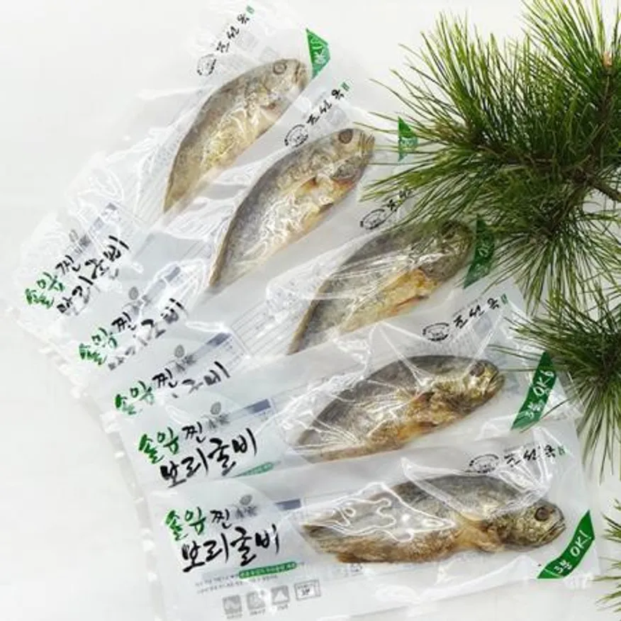렌지쿡 솔잎향 오븐에 구운 보리굴비 선물세트 5미 겉바속촉 보리굴비 전자렌지1분 이미지
