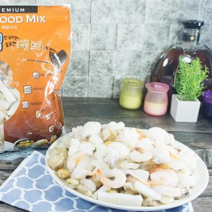 해물요리 어렵지 않아요 바다랑푸드랑 한주먹 해물모듬 벌크팩 800g 이미지