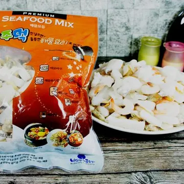 해물요리 어렵지 않아요 바다랑푸드랑 한주먹 해물모듬 벌크팩 800g