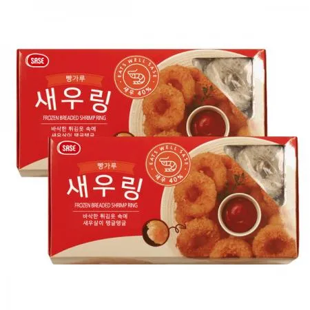 [영동유통]사세 빵가루 새우링 736g 튀김용