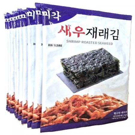 구운김 조미김 구운재래김 새우김 24g(6매) 10봉