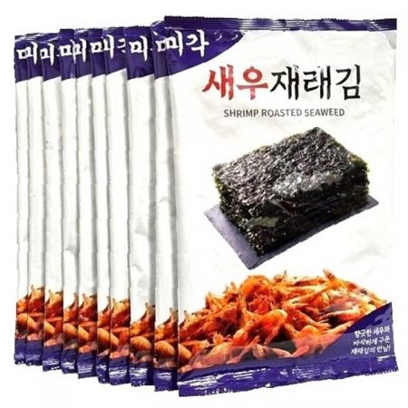 구운김 조미김 구운재래김 새우김 24g(6매) 10봉