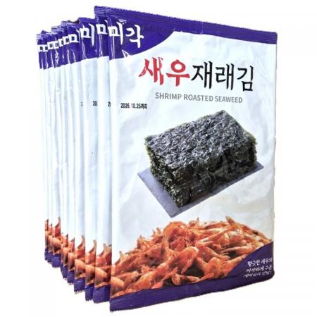 구운김 조미김 구운재래김 새우김 24g(6매) 10봉