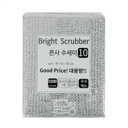 수세미[크리미,은박,은사수세미]10EA  이미지