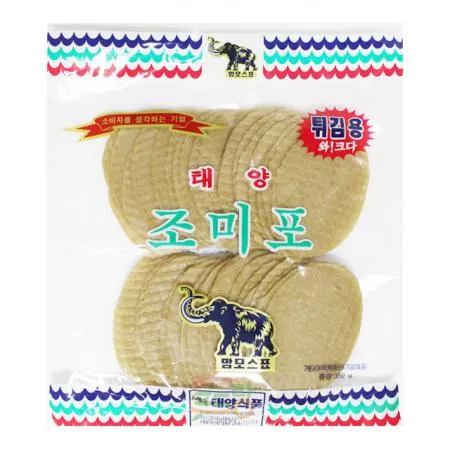 조미포[태양,튀김용쥐포]350g