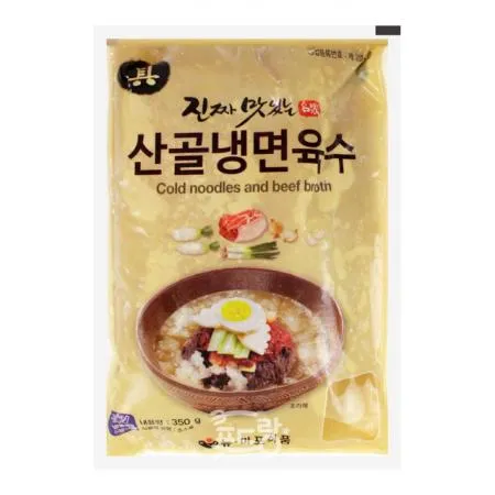 냉면육수[뉴마포,산골,350G*30]BOX ★직접 인수 불가 시 [아이스박스] 필수구매 이미지