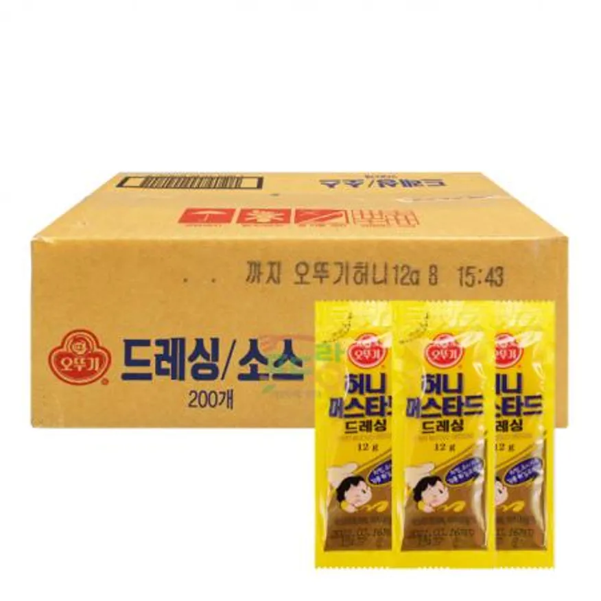 허니머스타드[오뚜기,일회용) 12g*200ea 이미지