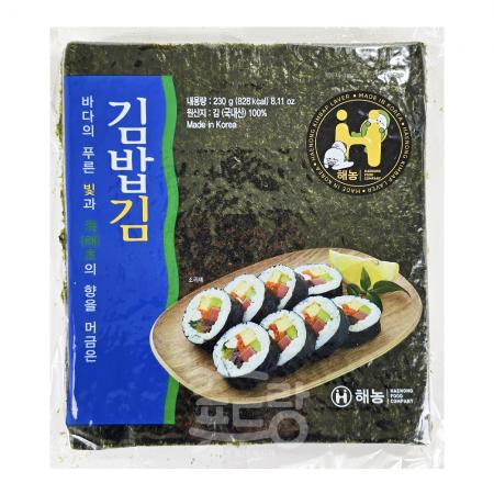 김밥김[해농,두번구운김,100매]230g