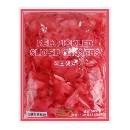 초생강[이엔,적초생강,생강초절임]1.3kg 이미지