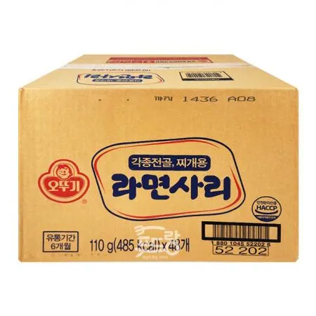 라면사리[오뚜기,개별]48EA 이미지